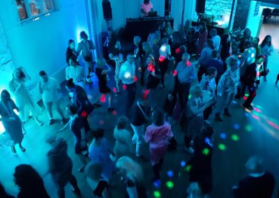 Dancing people in Münchenbryggeriet after the congress dinner